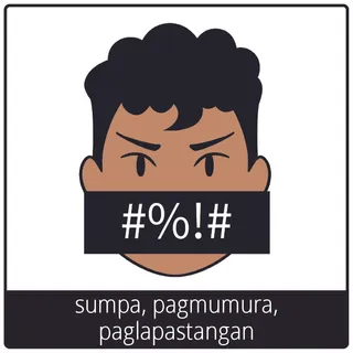 simbolo ng ebanghelyo para sa sumpa, pagmumura, paglapastangan