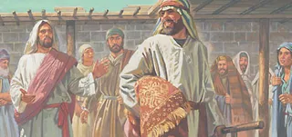 Jesus healed the man