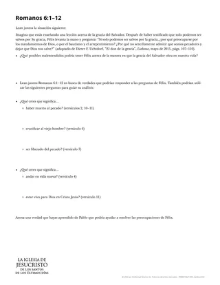Volante Romanos 6:1–12