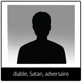 Pictogramme de l’Évangile pour « Diable, Satan, adversaire »