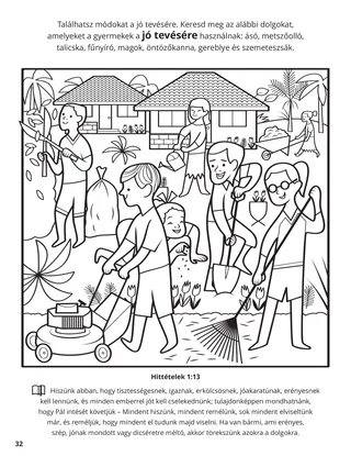 Thirteenth Article of Faith coloring page