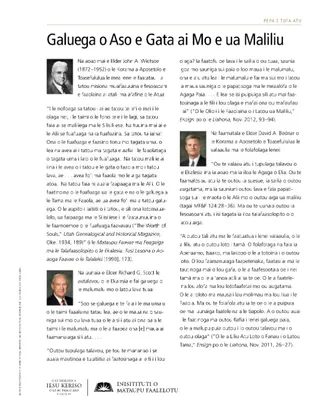 handout, Latter-day Work for the Dead