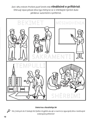 Priesthood Authority coloring page