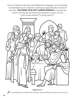 Esther coloring page