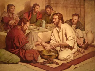 Jesus washing Apostles’ feet