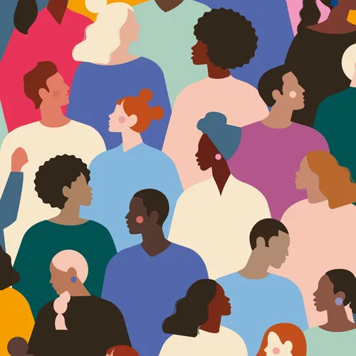 group of various people