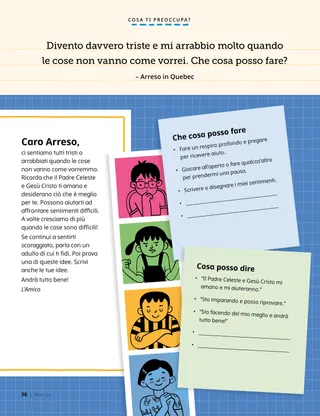 Bambini che mostrano emozioni diverse