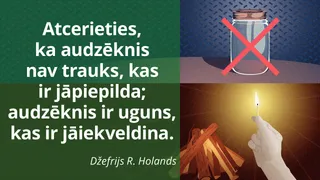 Trauks pret uguni, mīms