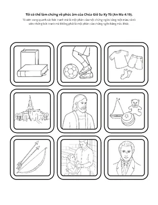 trang sinh hoạt: tôi có thể làm chứng về phúc âm của Chúa Giê Su Ky Tô