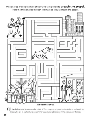 Fifth Article of Faith coloring page