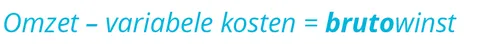 Berekening van brutowinst