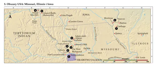 Mapa historyczna Kościoła nr 5