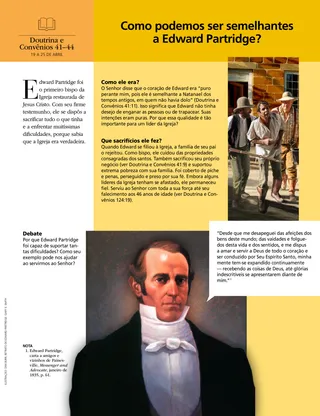 article about Edward Partridge