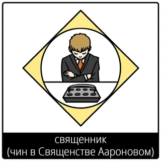 Евангельский символ «священник (чин в Священстве Аароновом)»