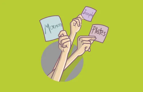 hands holding up cards