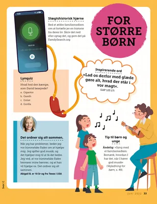 Page from the June 2022 Friend Magazine.