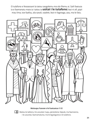 Twelfth Article of Faith coloring page