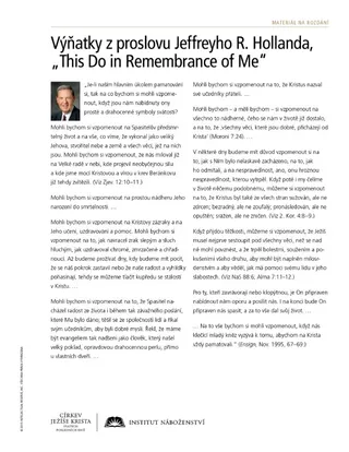 handout, Holland talk