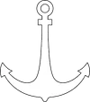 drawing, anchor