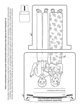 halaman aktiviti: Saya boleh membantu melakukan pekerjaan Tuhan