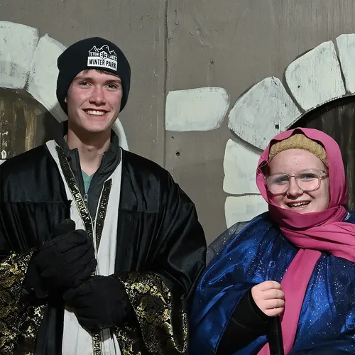 young man and young woman