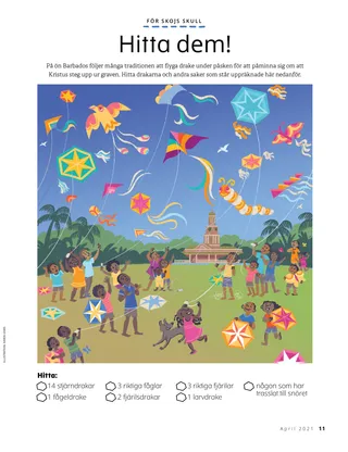 children flying kites