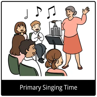 Primary Singing Time gospel symbol