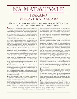 Na Matavuvale: Ai Vakaro ki Vuravura Raraba