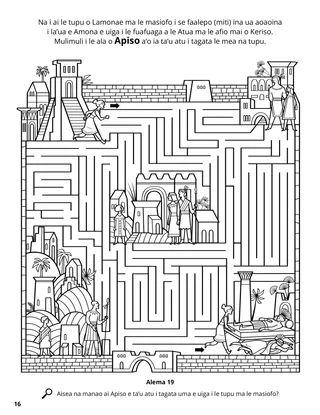 Abish Gathered the People coloring page