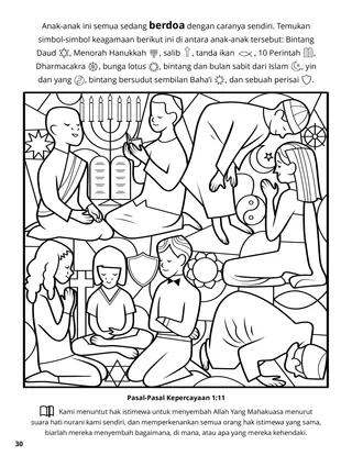Eleventh Article of Faith coloring page