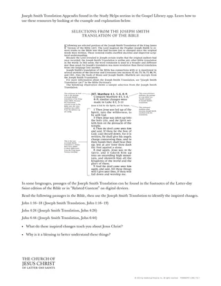 The Joseph Smith Translation