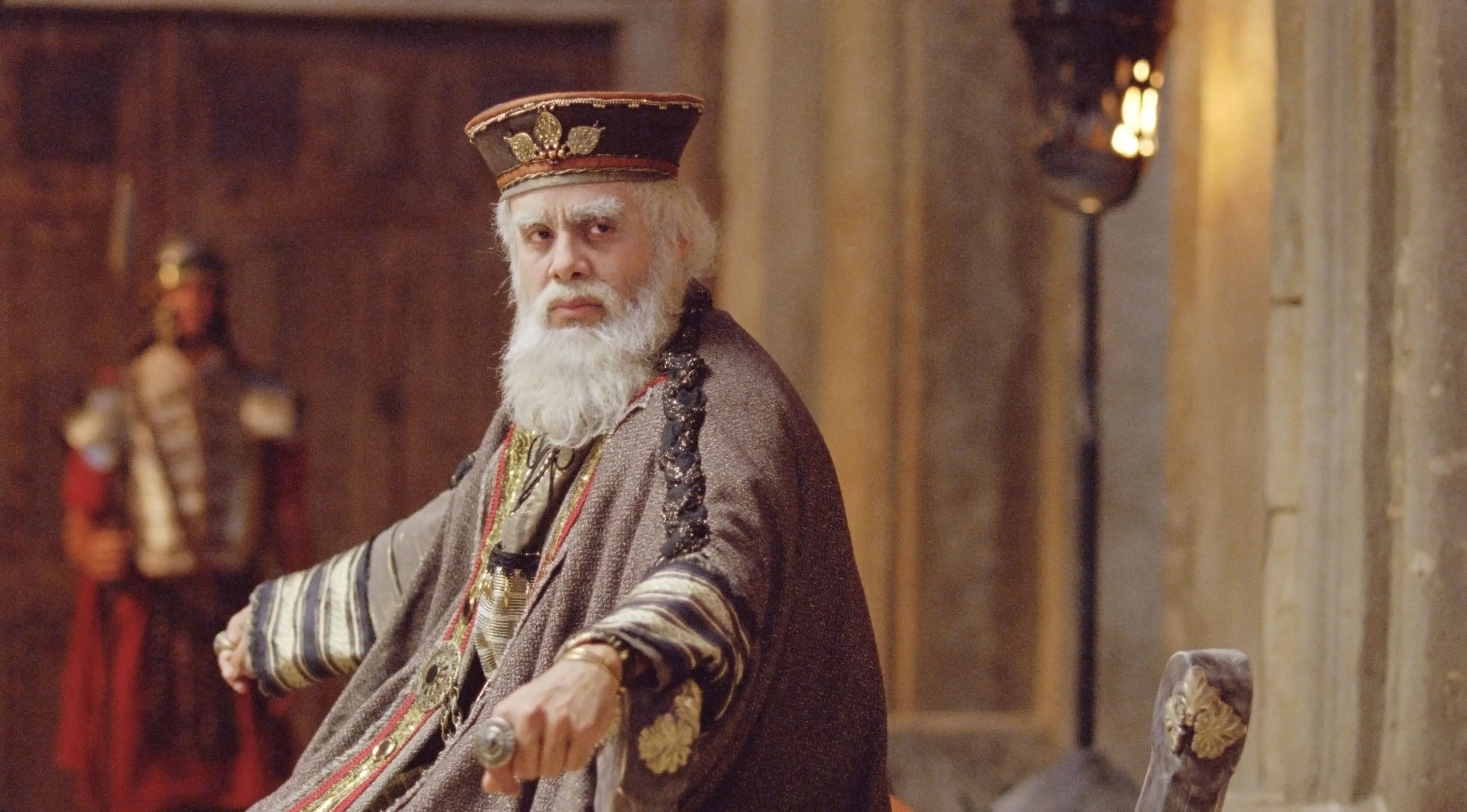 Herod listens as he is told of Christ's birth.