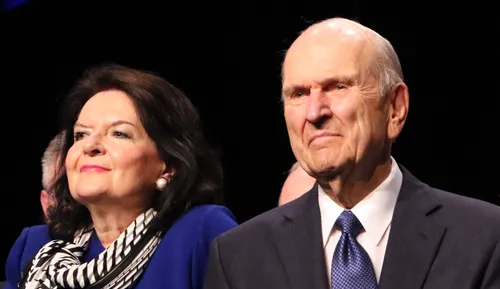 President and Sister Nelson in Montreal, Canada