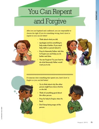 you can repent and forgive