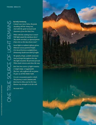 poem about climbing mountain