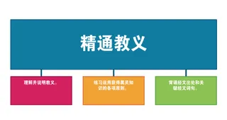 精通教义流程图