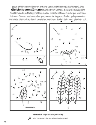 Parable of the Sower coloring page