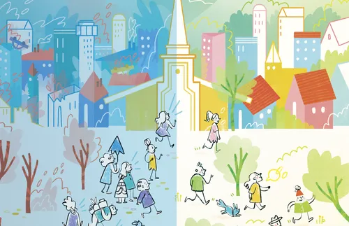 stormy day vs sunny day