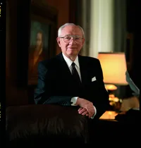 〔ゴードン・B・ヒンクレー大管長の画像〕