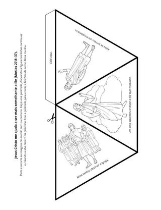 página de atividades: Jesus Cristo me ajuda a me tornar mais semelhante a Ele