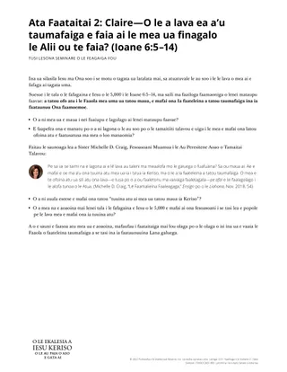 Handout on our Efforts