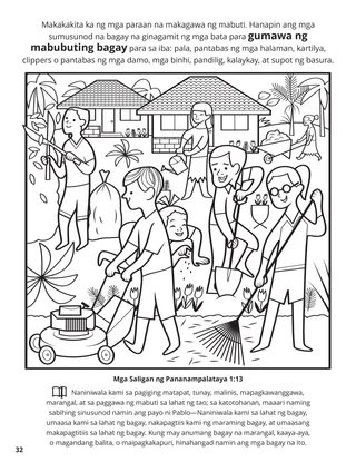 Thirteenth Article of Faith coloring page