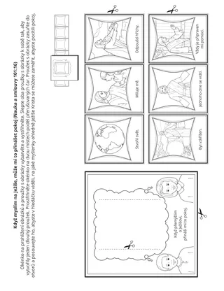 stránka s činností pro děti