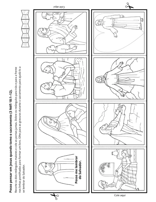 página de atividade para fazer um livreto 