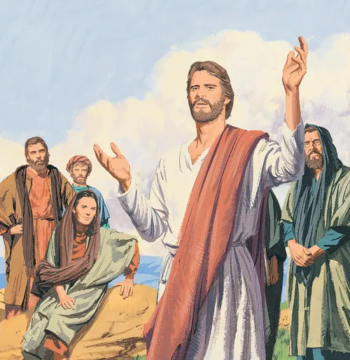 Jesus teaching disciples