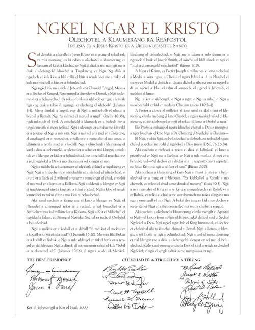 Babier el kirel a “Ngar el Kristo”