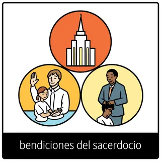 Símbolo del Evangelio de bendiciones del sacerdocio