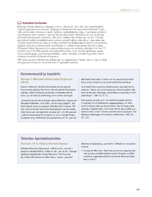 näide õpetaja käsiraamatust