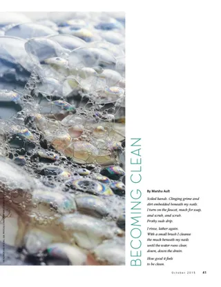 poem about becoming clean