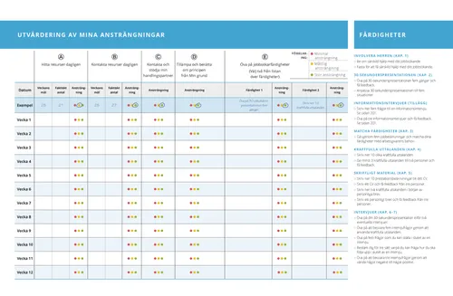 tabellen utvärdering av mina ansträngningar